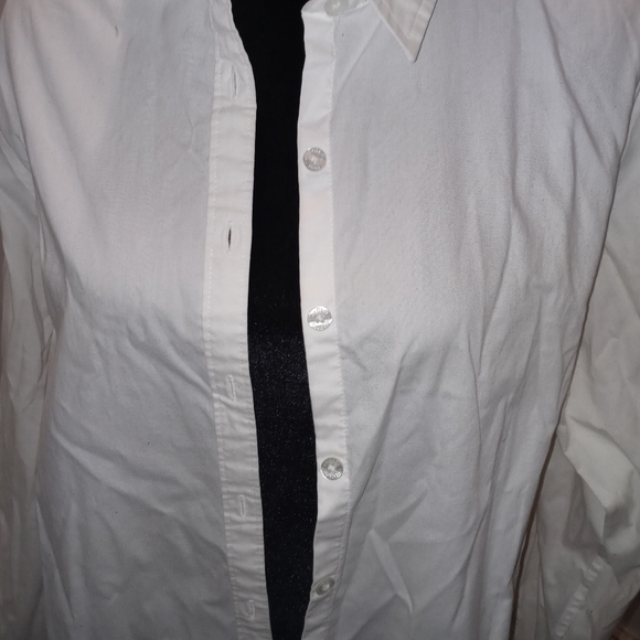 George Long Sleeve White Shirt